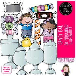 Image clipart Candy Bar, pot, PACK COMBO Lil Bitz