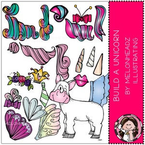 Bauen Sie ein Einhorn-Clip-art