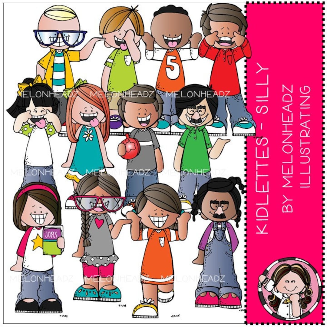 Kidlettes Clip Art - Silly - COMBO PACK - Etsy