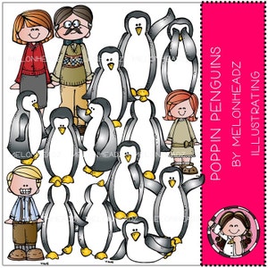 Penguin clip art - Poppin Penguins