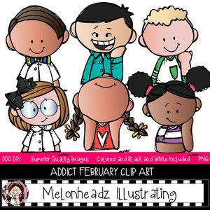 Melonheadz Addicts clip art - March 2020 set - by Melonheadz Clipart