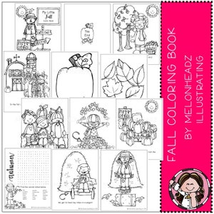 Fall Color Book - Printable