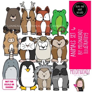 Animals clip art set 6 COMBO PACK