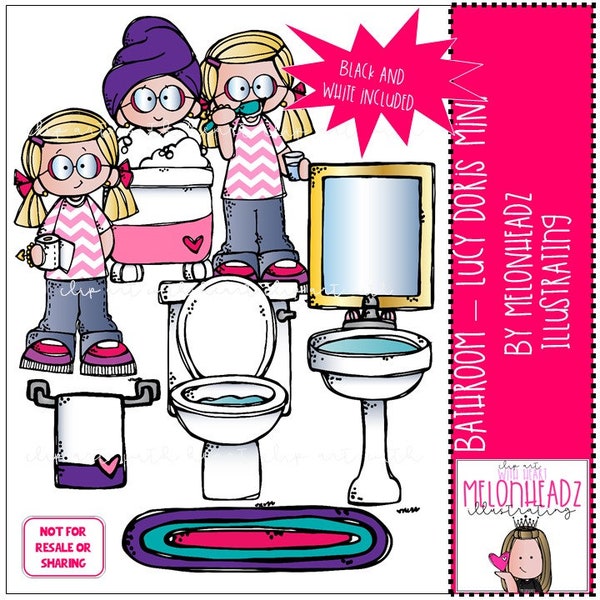 Bathroom clip art - Lucy Doris - Mini