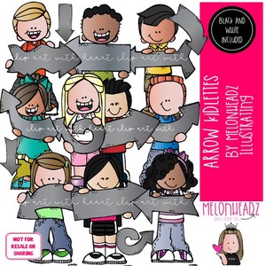 Arrow Kidlettes clip art, Arrow clip art COMBO PACK