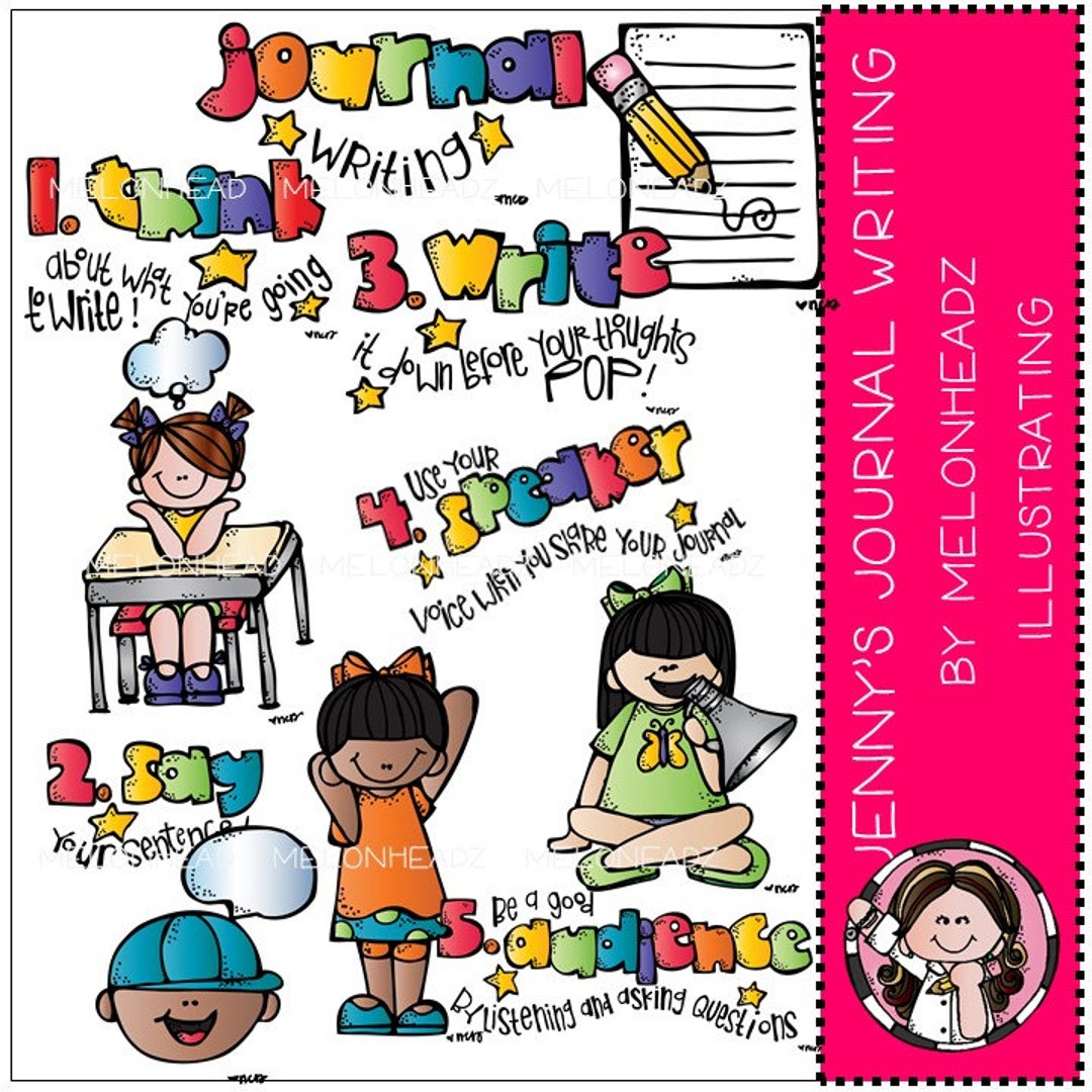 Journal Writing Clip Art - Etsy