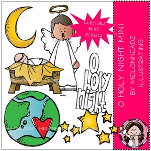 O Holy Night clip art - Mini