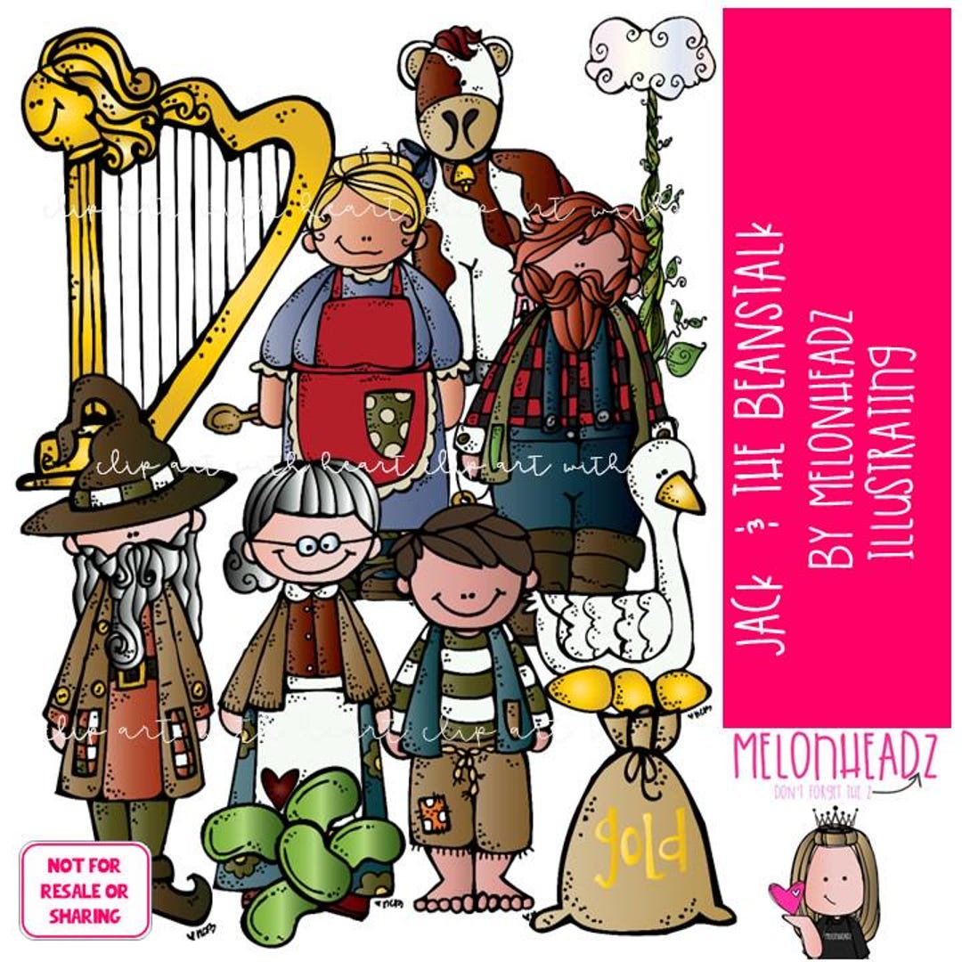 Jack and the Beanstalk Clip Art Literature Clip Art Book Companion Clip ...