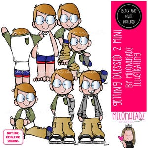 Get Dressed Clipart - Etsy