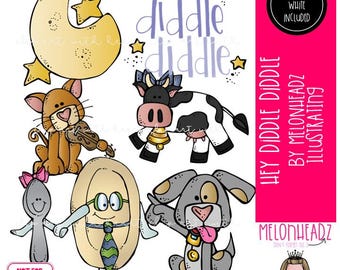 Hey Diddle Diddle clip art, literature, book companion Mini