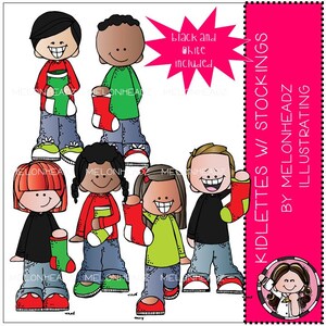 Kidlettes clip art - Stockings - Mini