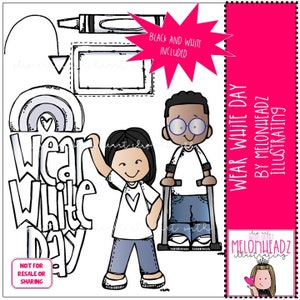 Wear White Day clipart Mini