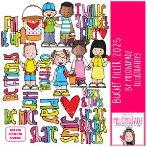 Bucket Filler Clip Art 2025 Be Kind Clip Art FARBIG