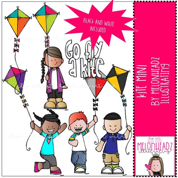 Kite clip art - Mini