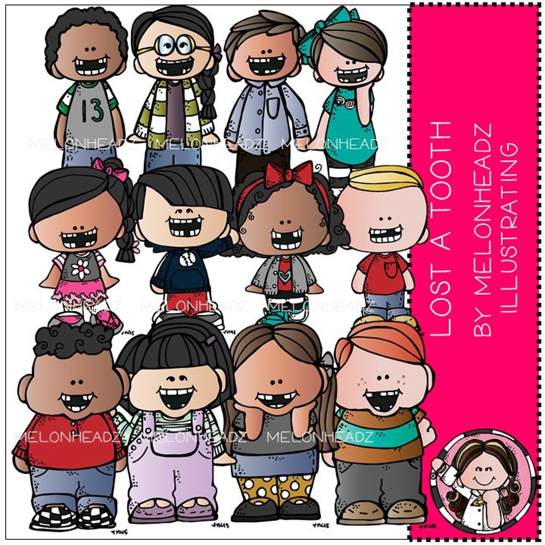 Lost a Tooth Clip Art Bobbleheadz COMBO PACK Etsy