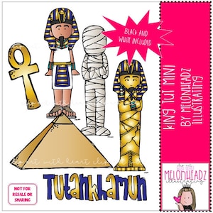 King Tut clip art - Mini