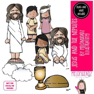 Jesus and the Nephites, LDS, Book of Mormon MINI