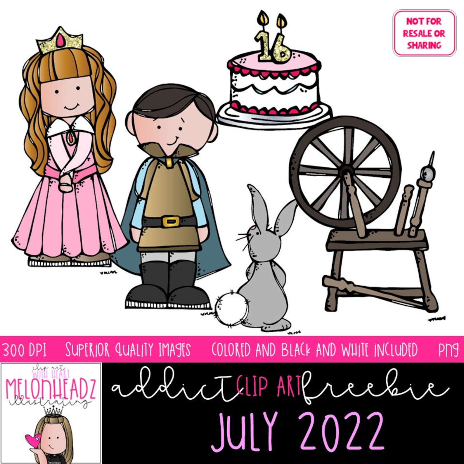 Melonheadz Addicts Clip Art - July 2022 Set - Mini - Etsy