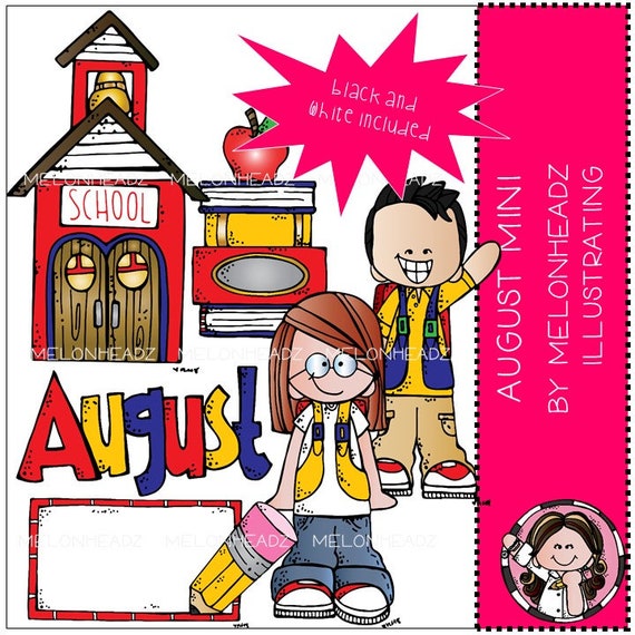 August Clip Art Mini Etsy Ireland