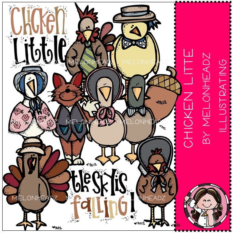 Chicken Little clip art image 1