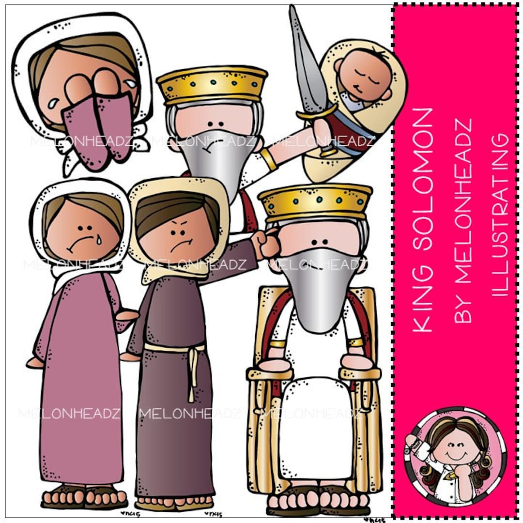 King Solomon Clip Art - Combo Pack - Etsy