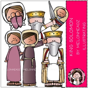 King Solomon clip art - Combo Pack