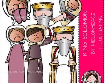 King Solomon clip art - Combo Pack