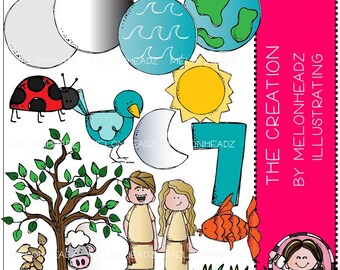 The Creation clip art - Bible - COMBO PACK