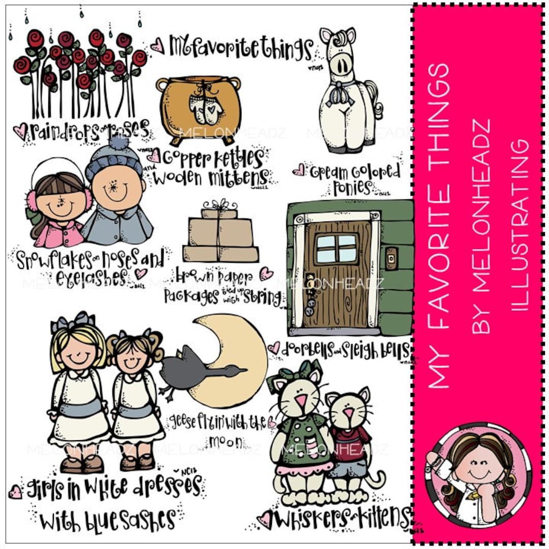 My Favorite Things Clip Art - Etsy Australia