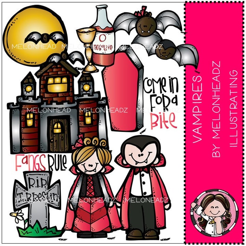 Vampires clip art Combo Pack image 1