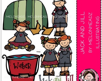Jack and Jill clip art - COMBO PACK