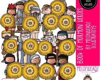 Book of Mormon Heroes clip art, LDS, prophets COMBO PACK