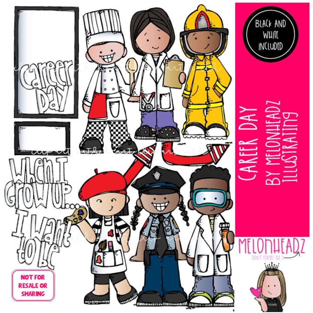 Career Day Clip Art, Job, Occupation COMBO PACK - Etsy