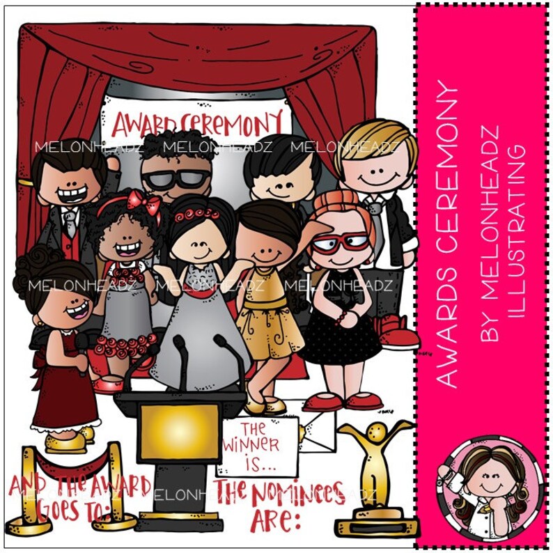 Awards Ceremony Clip Art Etsy