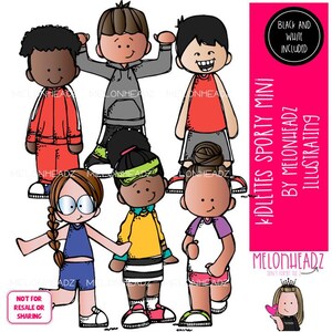 Clip art Kidlettes, Clip art sportiva, Clip art atletica, Clip art sportiva Mini