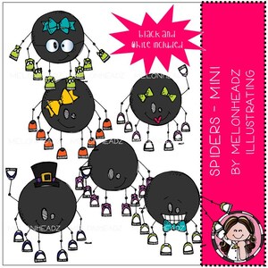 Spindlar clipart - Mini