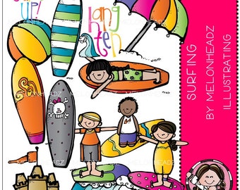 Surfing clip art