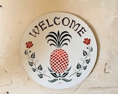 Pennsylvanian Hex Sign By Jacob Zook Welcome Hex Wilommen The Moyer Family Folk Art Pennsylvania Dutch