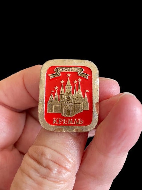 Vintage KPEMAB MOCKBA Pin Moscow Russian Russia S… - image 5