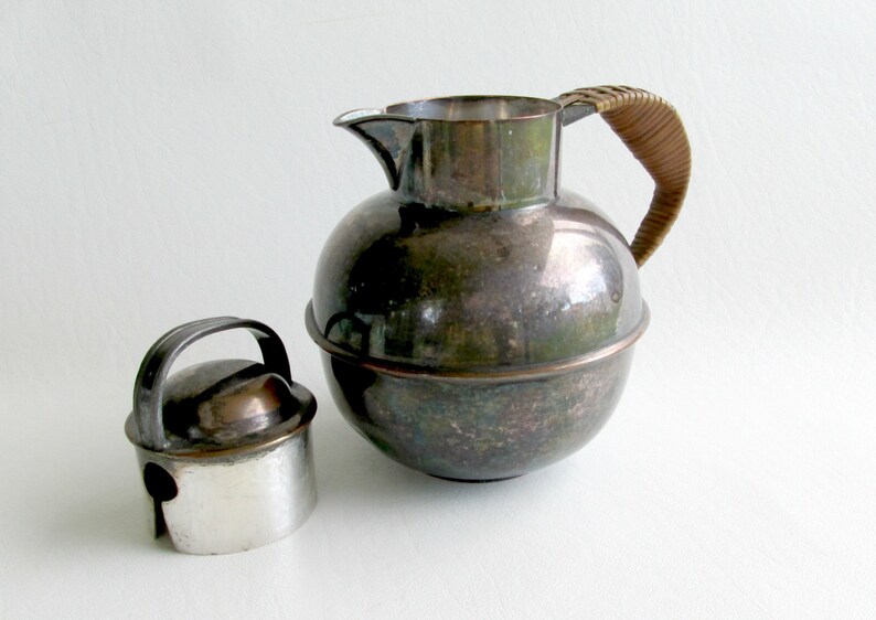 Vintage Silver Teapot Coffee Pot E G ster & Son Silver Etsy