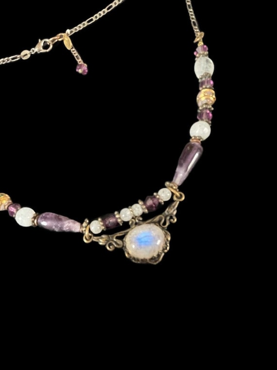 Byrd Designs Victorian Revival Moonstone Amethyst 