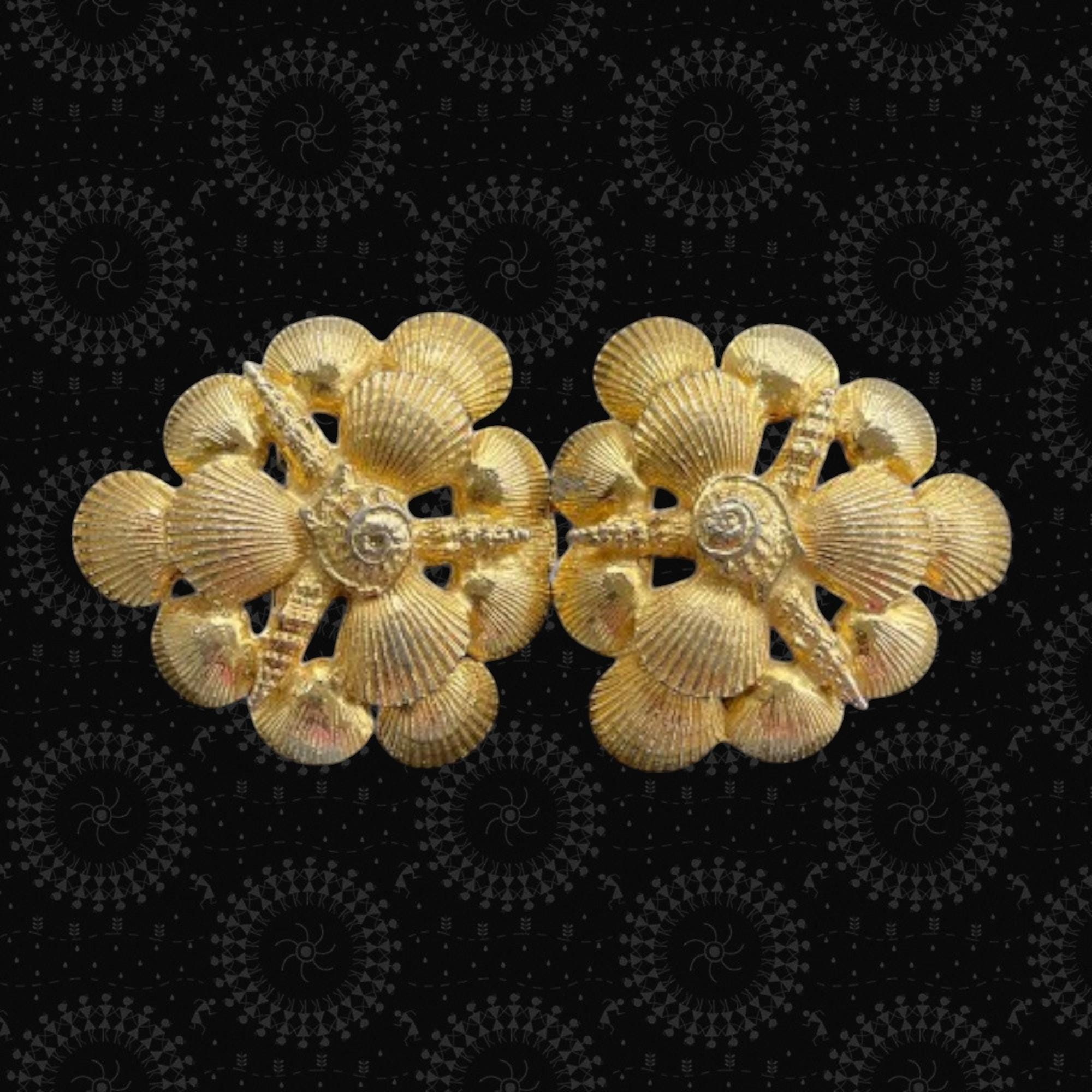 Mimi Di N vintage gold front belt buckle 1973 Vintage 1973 Mimi Di N Mini Din Duck / Chick Belt Buckle  main image 2