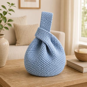 bag Crochet pattern, Knitting project bag , Gift for Knitter , bag pattern ( Video Tutorial + Pdf)
