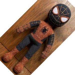Spider Superhero Crochet Pattern, Amigurumi Masked Superhero Crochet Doll Pattern, Spider Crochet Amigurumi PDF Digital Download