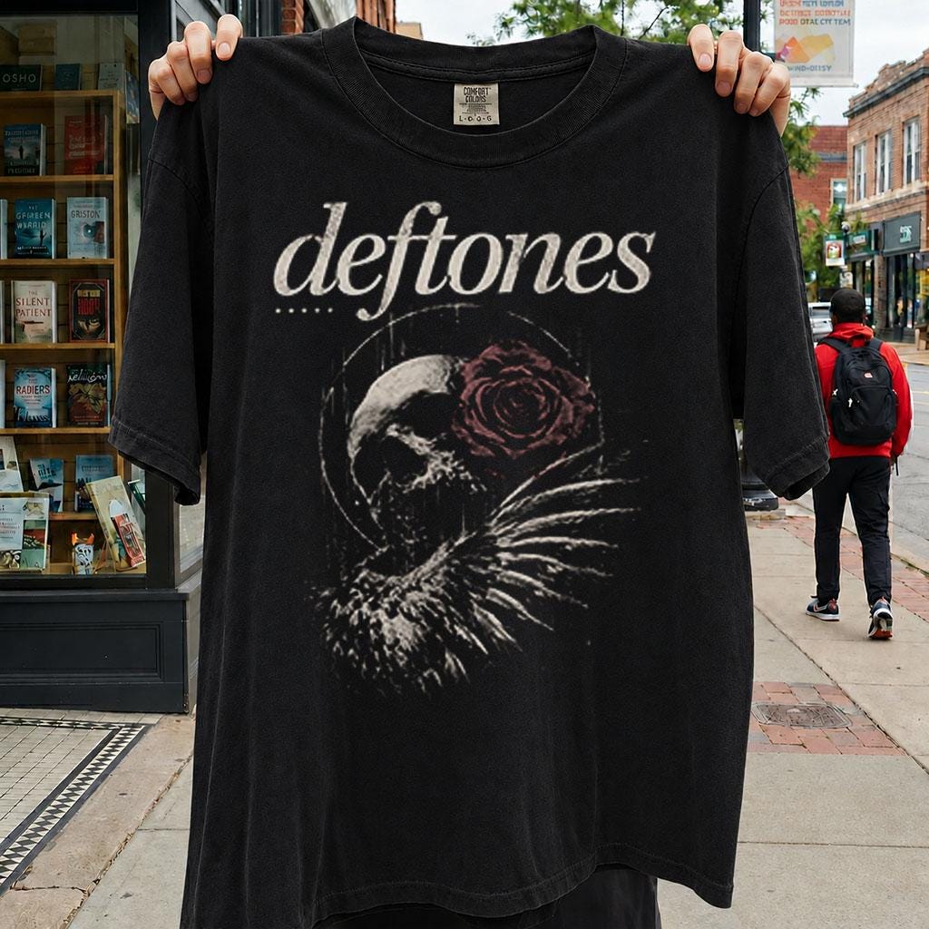 Deftones Tour Shirt Gift Black Shirt - 60+ Gift Ideas for 2026