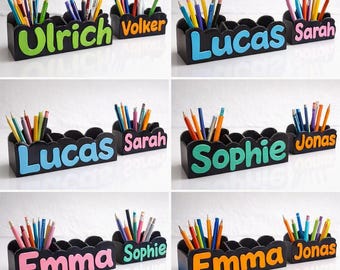 Portapenne personalizzato in bioplastica: pratico, sostenibile e unico.