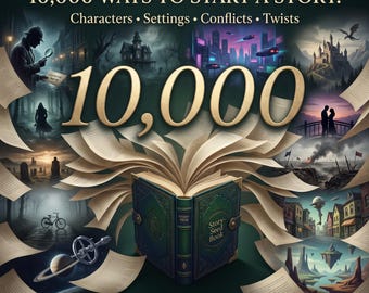 10.000 ideas para escribir historias: Personajes, ambientación, conflicto, giros argumentales (Descarga en PDF)
