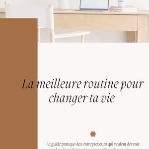 Suivi d'Habitudes PDF, Planner Routine Quotidienne, Carnet Développement Personnel, Productivité, Ebook Numérique
