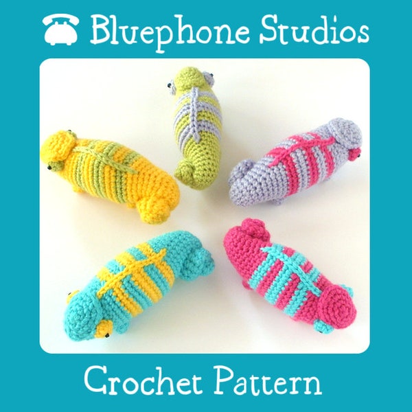 Crochet Pattern: Spectrum the Chameleon