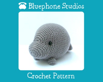 Crochet Pattern: Orlando the Manatee